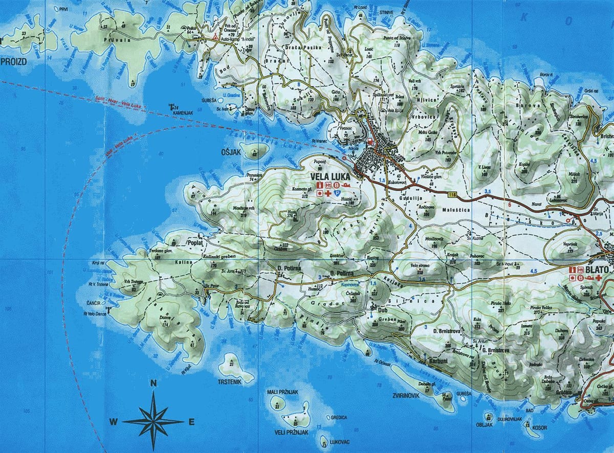 kart korcula Xorvatiya