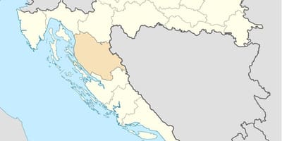 Keçməsi Xorvatiya xəritəsi