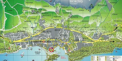 Kart макарска Xorvatiya